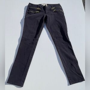 MICHAEL Michael Kors Women’s Mid-Rise Black Skinny Jeans Size 4